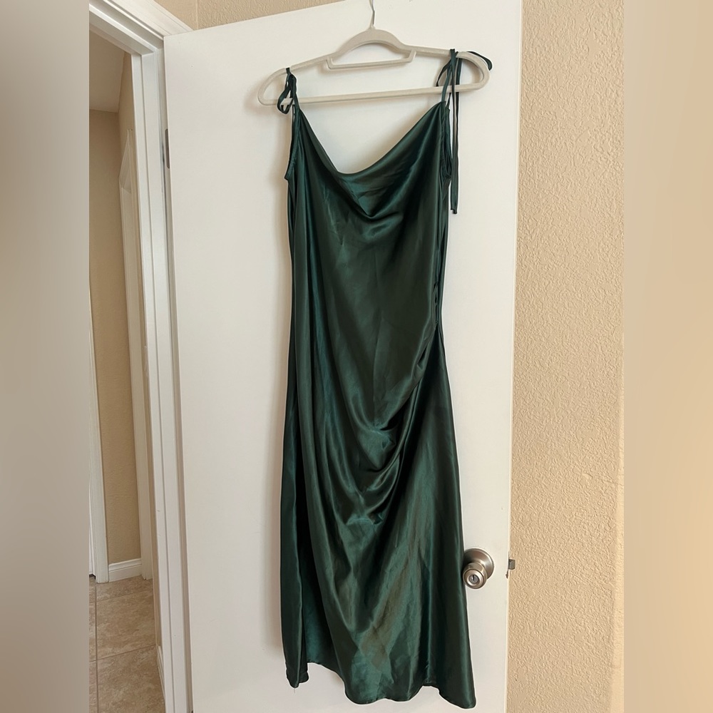 Bridesmaid dress - emerald green